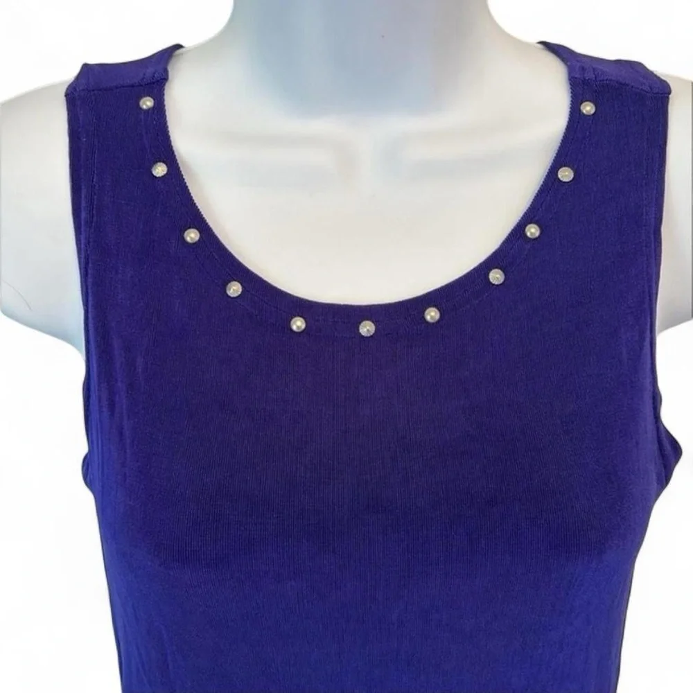 90s Vintage Western Punk New Frontier Clothing Company Cropped Studded Top - Picture 3 of 8